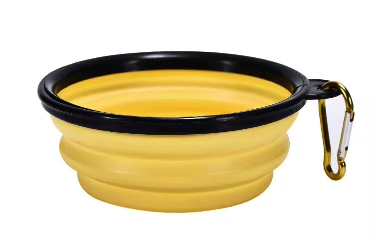 Collapsible Pet Food Bowl – Portable Dog & Cat Travel Bowl