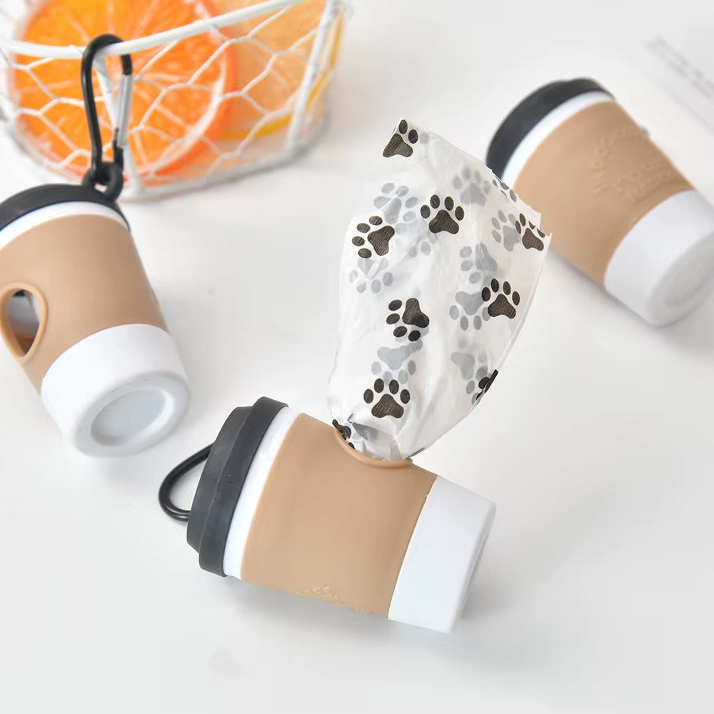 Dog Poop Bag Holder – Coffee Cup Design