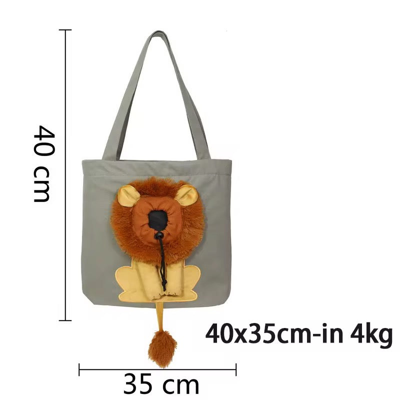 Lion Tote Bag Pet Carrier